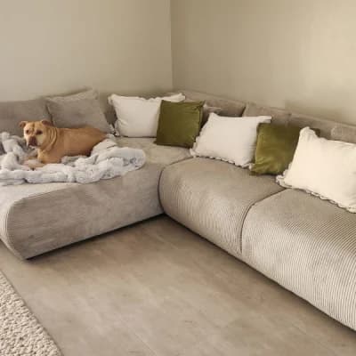 User-generated image of the product Candy Left Corner Chaise, 301 cm in the reviewer's home